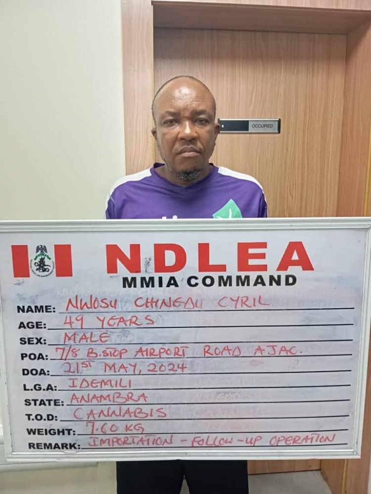 Paris-bound businessman excretes 111 wraps of cocaine at Abuja airport