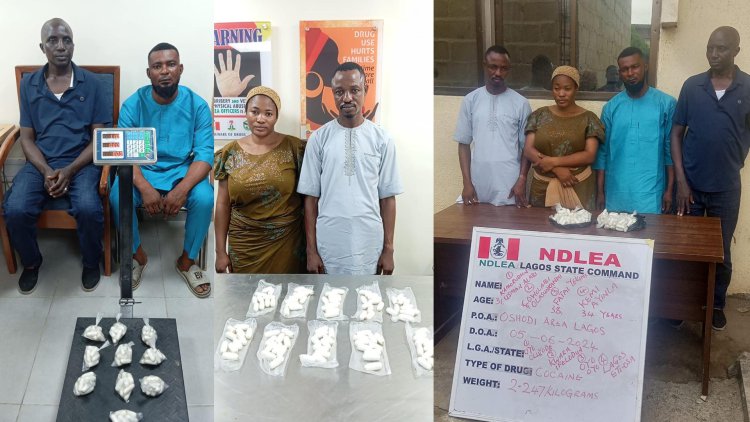 Hajj 2024: NDLEA arrests intending pilgrims with cocaine consignments in Lagos