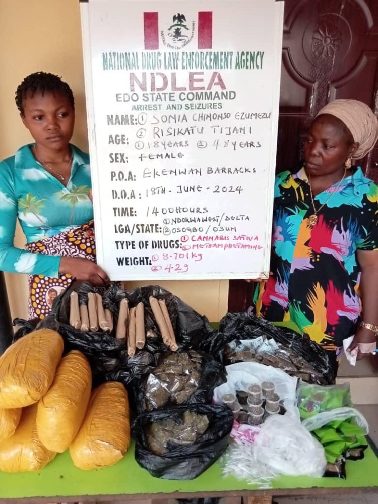 NDLEA bursts snake-guarded shrine used to store illicit drugs, arrests 2 in Edo 