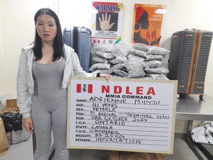 Canadian lady bags 11 years imprisonment for importing illicit drug into Nigeria