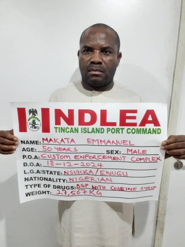 NDLEA arrests businessman at Kano airport for body packing large consignment of cocaine