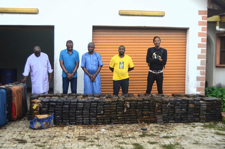 2.1 tons cocaine seizure: 4 drug lords get 28yrs in jail, forfeit VGC houses, N67m, $50,000