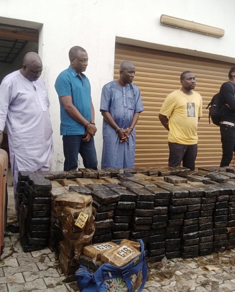 2.1 tons cocaine seizure: 4 drug lords get 28yrs in jail, forfeit VGC houses, N67m, $50,000