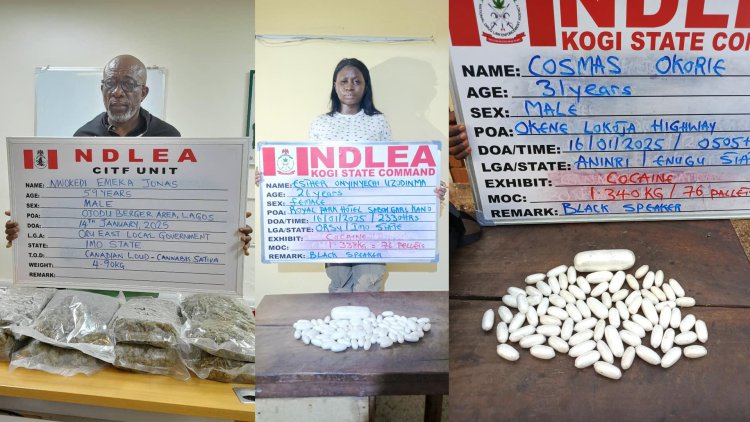 NDLEA arrests India-bound nursing student over attempt to ingest 76 wraps of cocaine