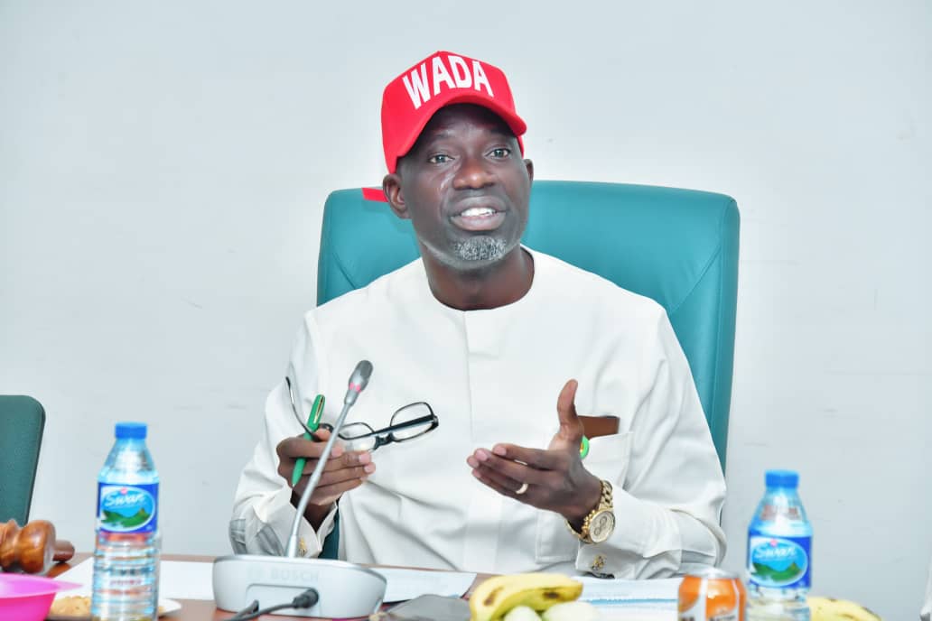 Photos: NDLEA Senior Management Staff in an Interactive session with House of Representatives Committee on Narcotic Drugs headed by Hon. Abass Adigun at th ....